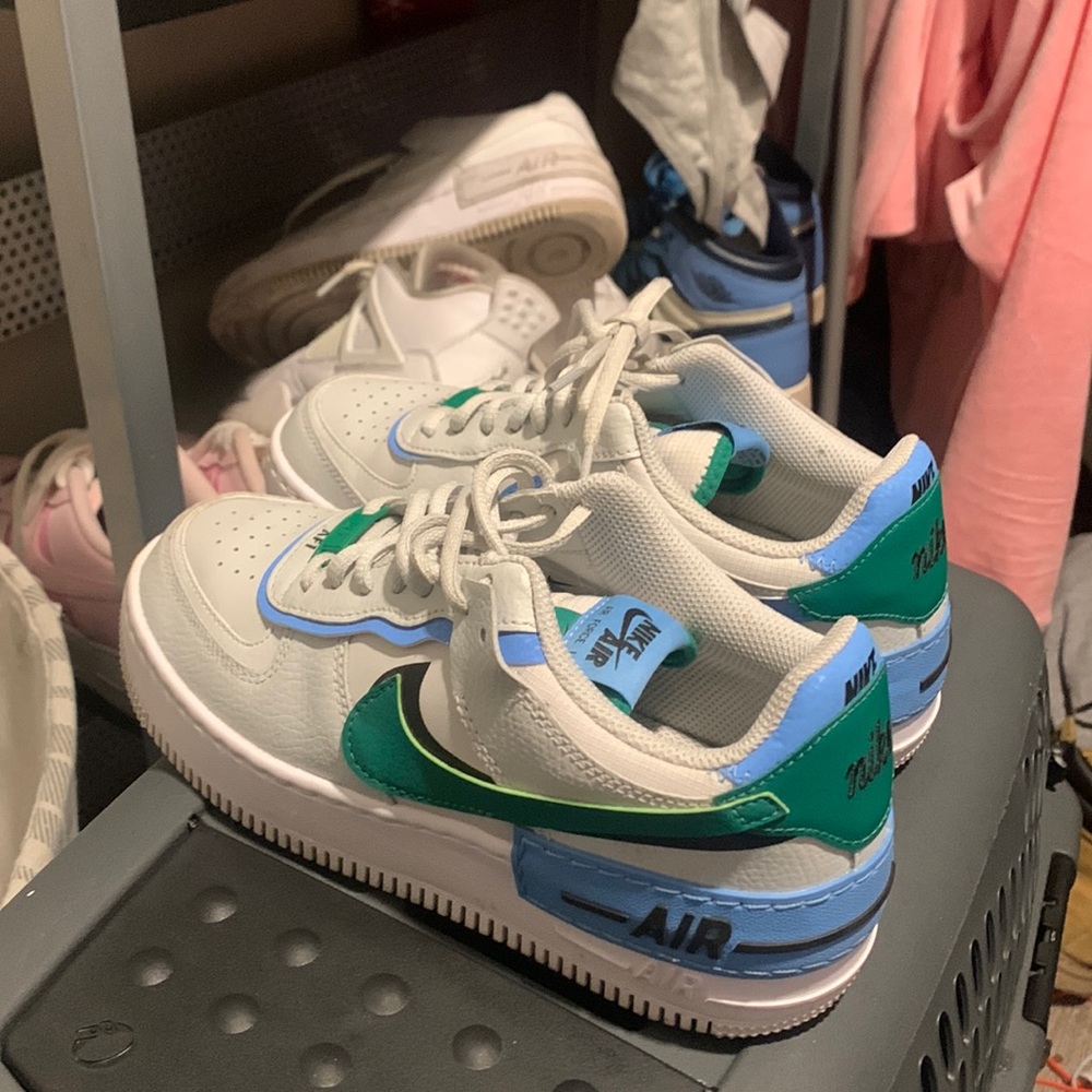 Nike Air Force 1 Shadow Photon Dust Malachite